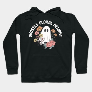 Ghostly flower delight. Halloween ghost, flowers Hoodie